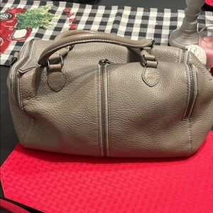 J. Crew Gray Leather Satchel for Women